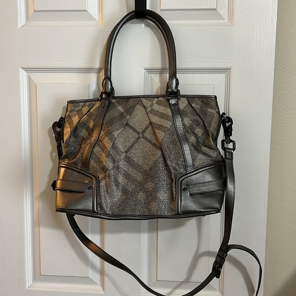 Burberry medium Lowry in trench shimmer check - Picture 2 of 6